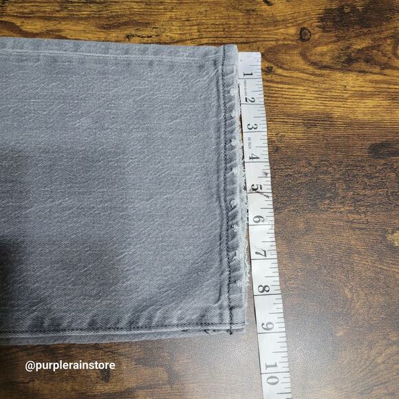 Loft Jeans Size 14 Straight Crop High Rise Tummy Control Stretch Denim - Picture 10 of 12